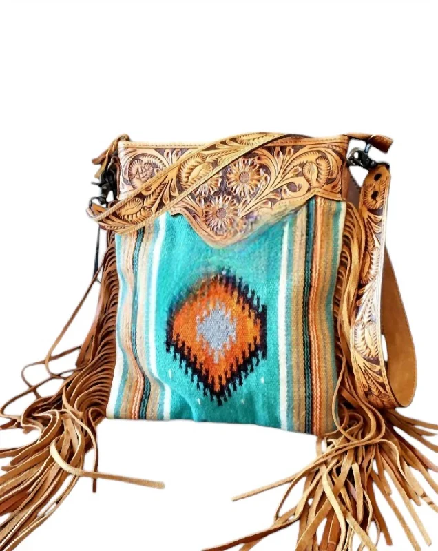 Women's Sunset Blanket Bag In Serape Saddle