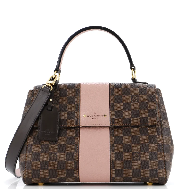 Bond Street Handbag Damier with Leather MM