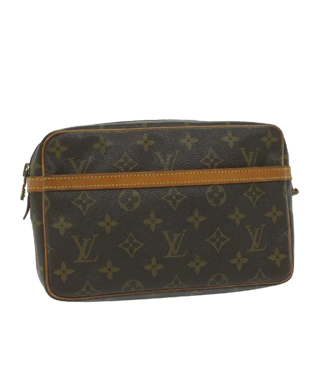 Monogram Canvas Clutch Bag with Accessories - Vintage France-made LV