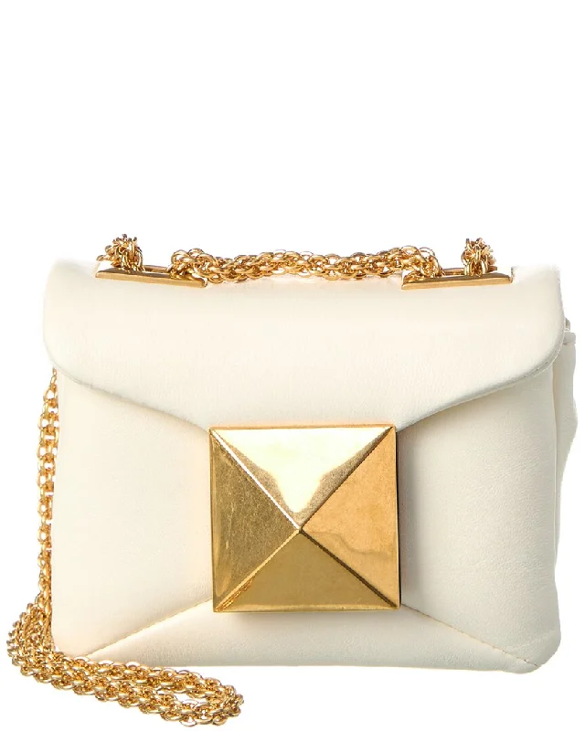 Valentino One Stud Micro Leather Shoulder Bag