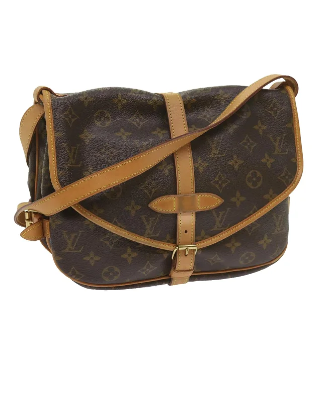 Monogram Canvas Shoulder Bag with Dust Bag and Serial No.