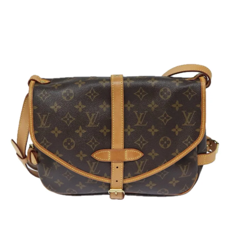 Louis Vuitton Saumur 30  Canvas Shoulder Bag (Pre-Owned)