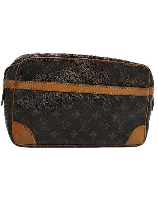 Monogram Canvas Clutch Bag