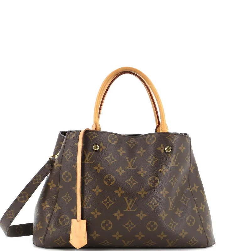 Montaigne Handbag Monogram Canvas MM