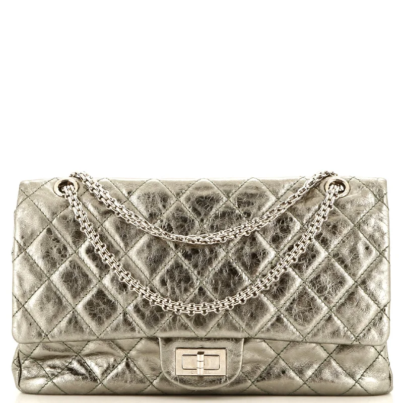 Reissue 2.55 Flap Bag Quilted Metallic Aged Calfskin 227