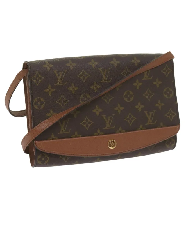 Monogram Canvas Shoulder Bag with Shoulder Strap