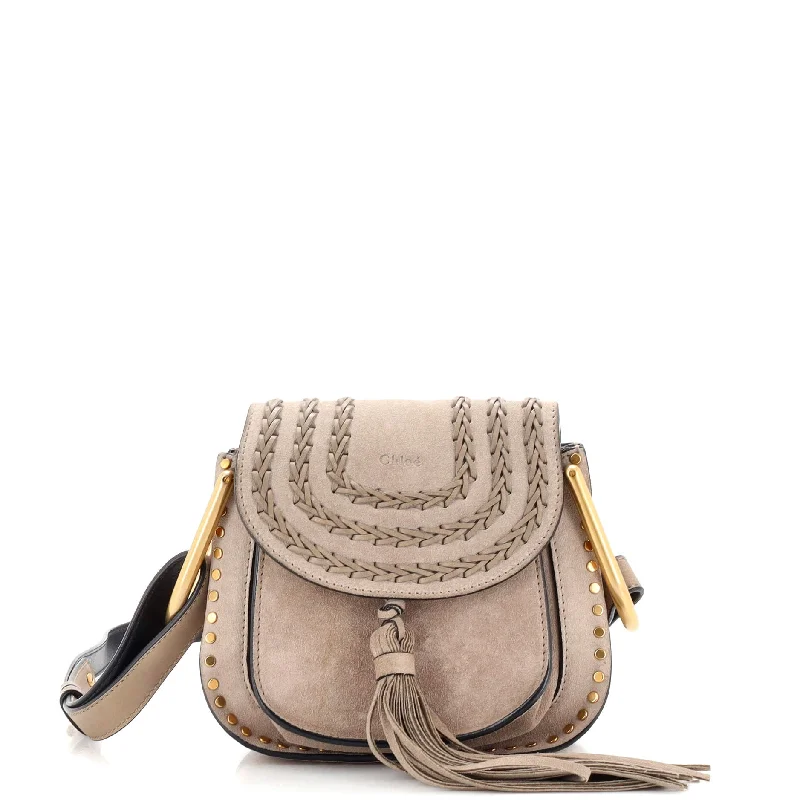 Hudson Handbag Whipstitch Suede Mini