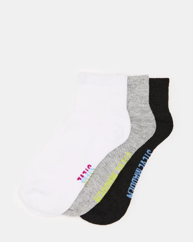 SPEEDY SOCKS WHITE MULTI