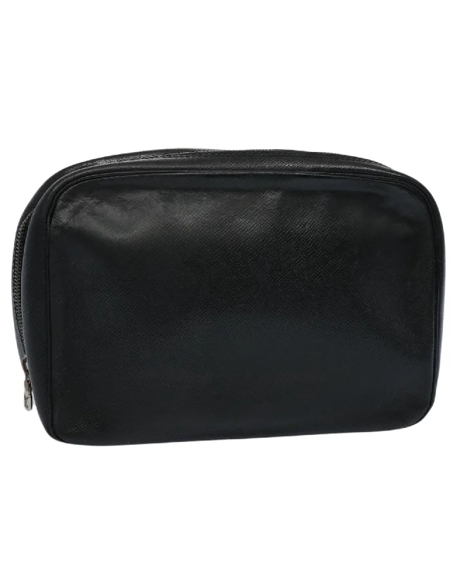 Taiga Leather Clutch Bag