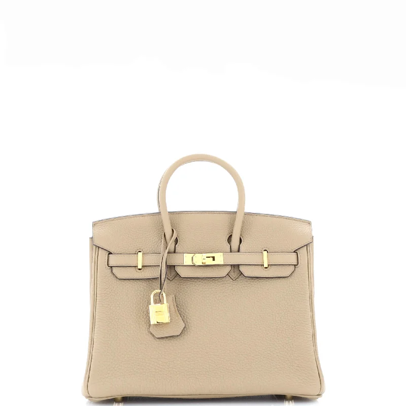 Birkin Handbag Light Togo with Gold Hardware 25