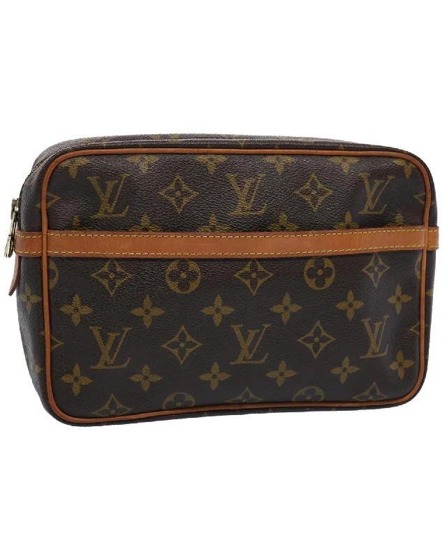 Monogram Canvas Clutch Bag with Dust Bag - France