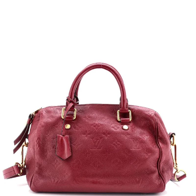 Speedy Bandouliere Bag Monogram Empreinte Leather 25