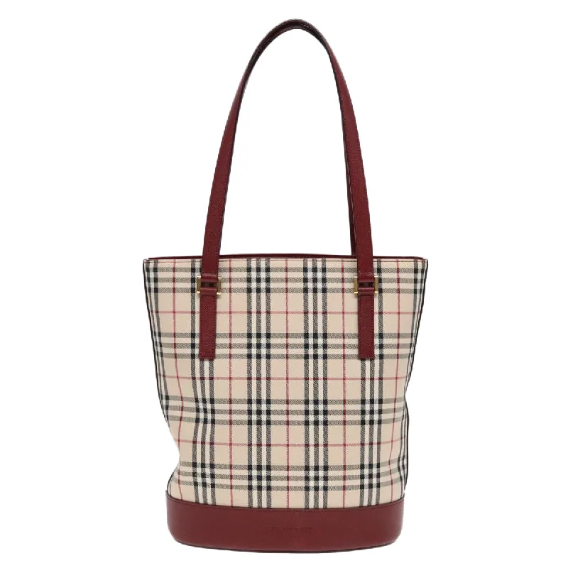 Burberry Nova Check  Canvas Shoulder Bag (Pre-Owned)