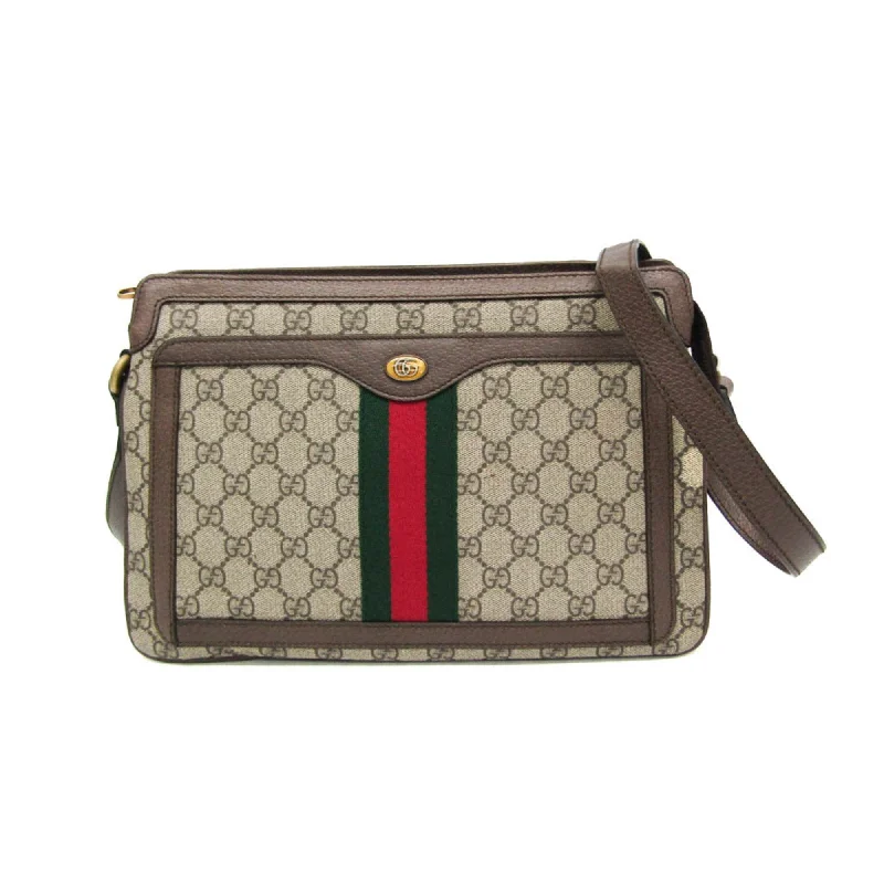 Gucci Soho  Canvas Shoulder Bag (Pre-Owned)