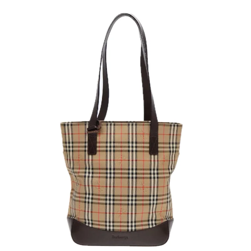 Burberry Nova Check  Canvas Shoulder Bag (Pre-Owned)