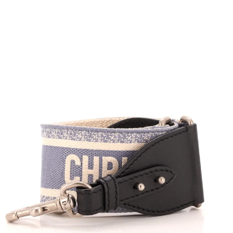 Logo Shoulder Strap Embroidered Canvas