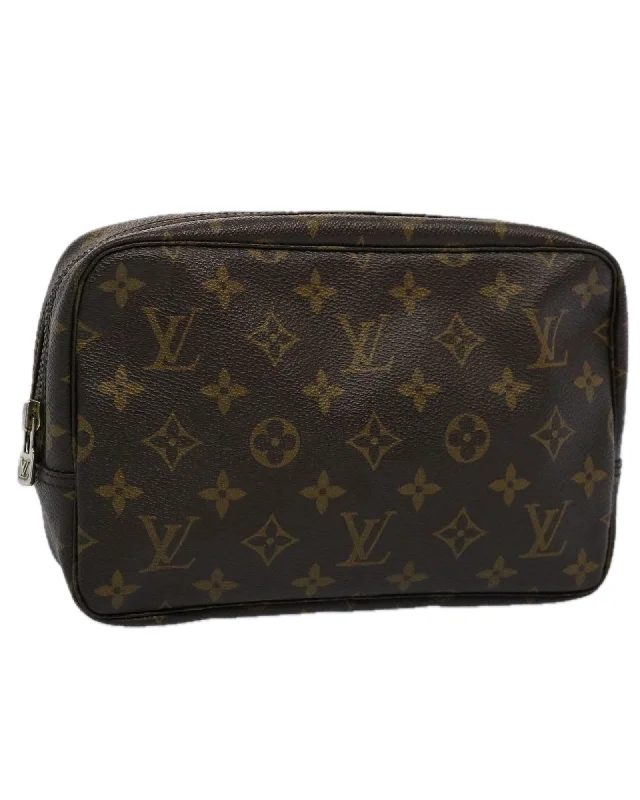 Monogram Canvas Clutch Bag with Accessories - French Made