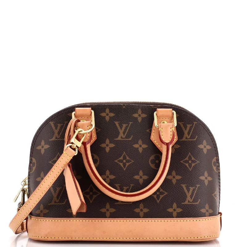 Alma Handbag Monogram Canvas BB