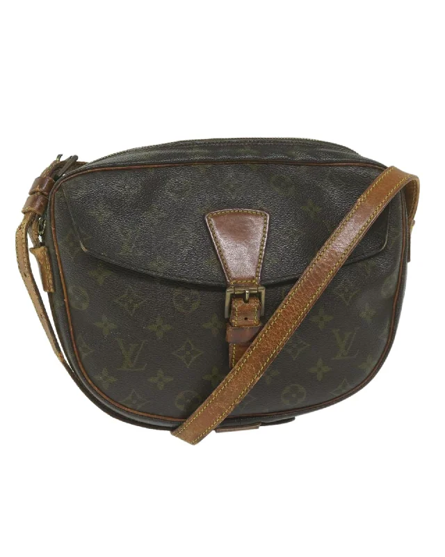 Monogram Canvas Shoulder Bag with Adjustable Strap