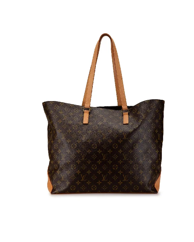 Monogram Canvas Cabas Alto with Vachetta Leather Straps