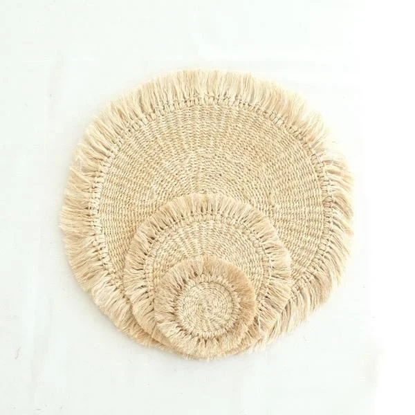 Fringed / Beige