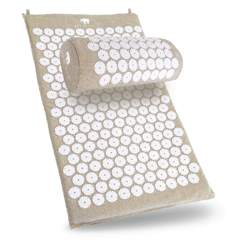 BON ECO Mat & Pillow Bundle made with Organic Linen Fabric