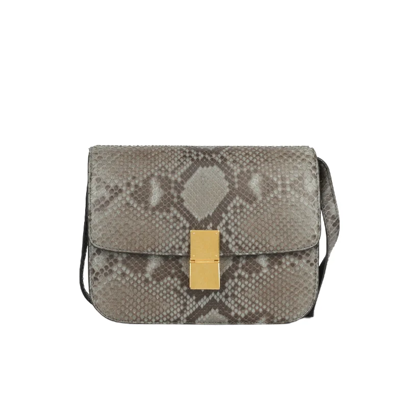 Celine Medium Classic Box Bag - Python