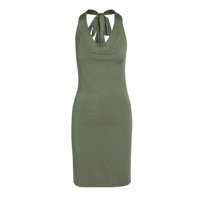 Women's Modal Liberte Multiposition Top/Dress in Olive Green