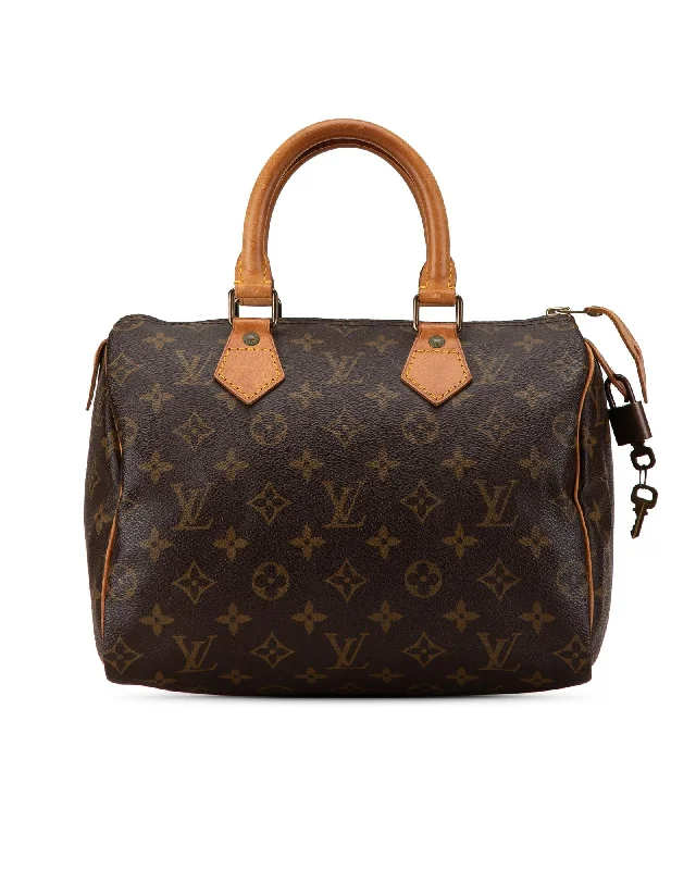 Monogram Canvas Speedy Bag with Vachetta Leather Trim