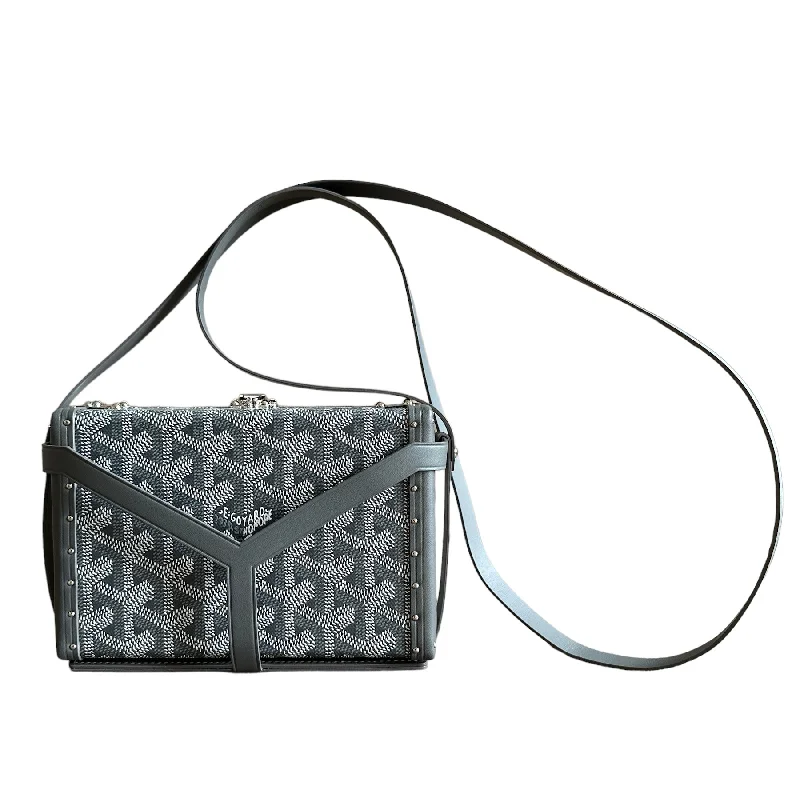 Goyard Minaudiere Trunk - Grey (NWT)