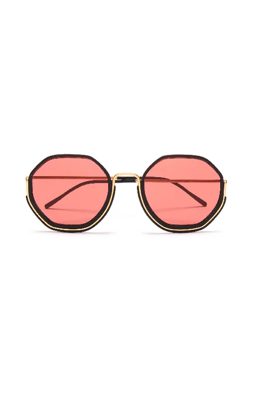 Bio-plastic 3D Printed Honeys Glasses in GOLD/BLACK/PINK