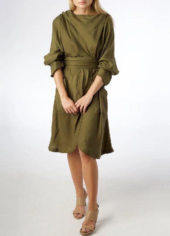 Unisex Sustainable Tencel Horizon Kimono in Green