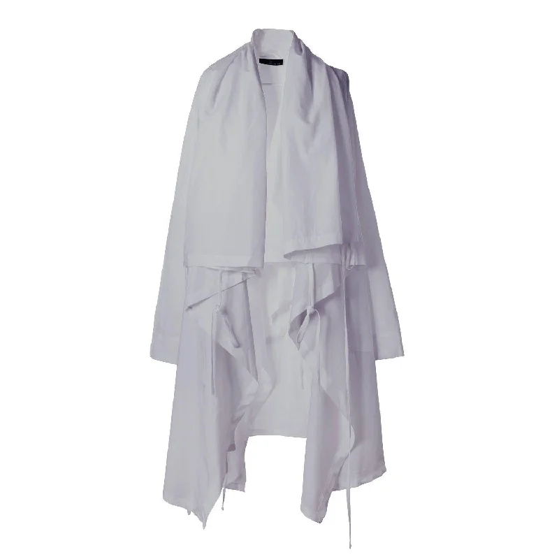 Unisex Imagination Sustainable Kimono in Pale Grey