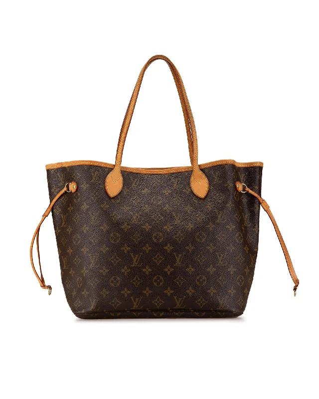 Monogram Canvas Tote with Vachetta Leather Trim and Interior Zip Pocket