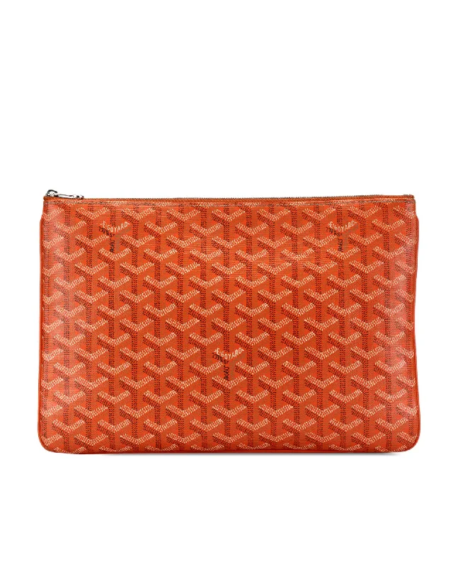 Goyard Anjou Orange Clutch