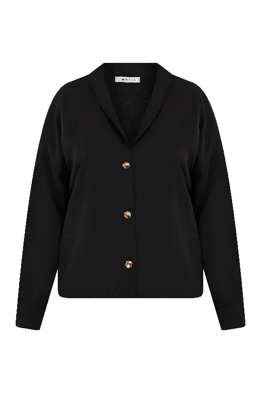 Tencel Mar Blouse in Black