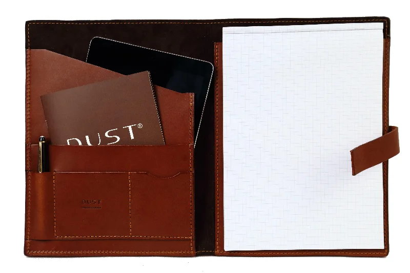 Mod 129 - Document Holder Cuoio Brown made with Tuscan Vegetable-Tanned Leather