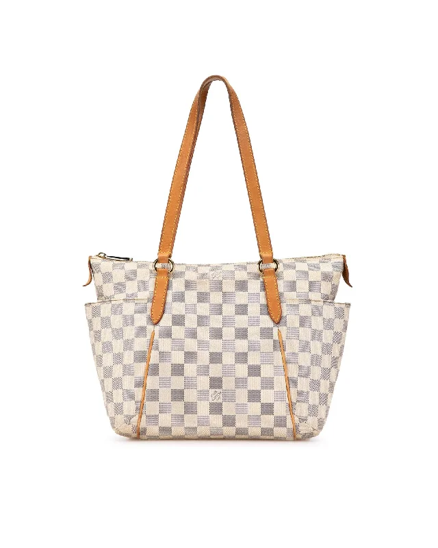 Louis Vuitton Lockme II Damier Azur Canvas Tote Bag