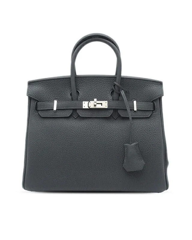 Togo Leather Birkin Retourne with Rolled Handles and Turn-Lock Closure