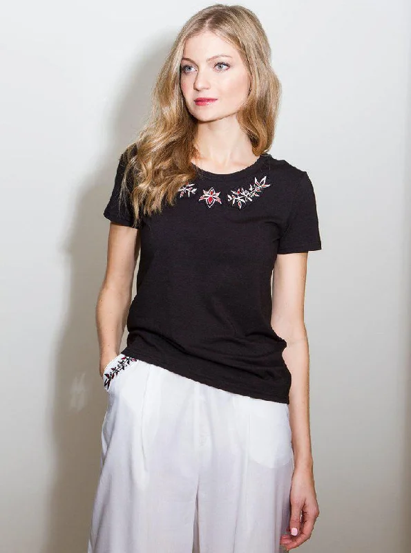 PRIGITTE Black Bamboo T-shirt