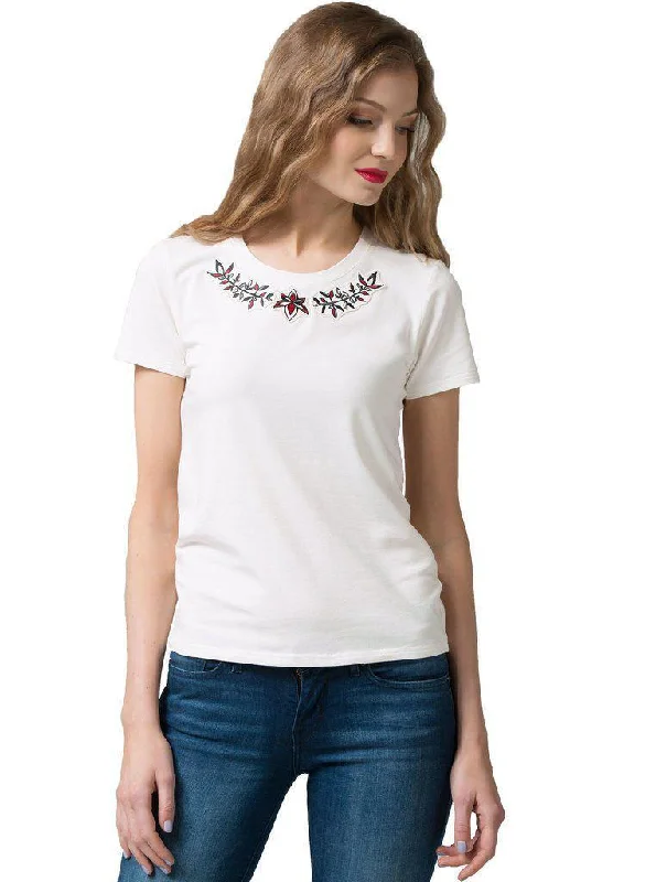 PRIGITTE White Bamboo T-shirt