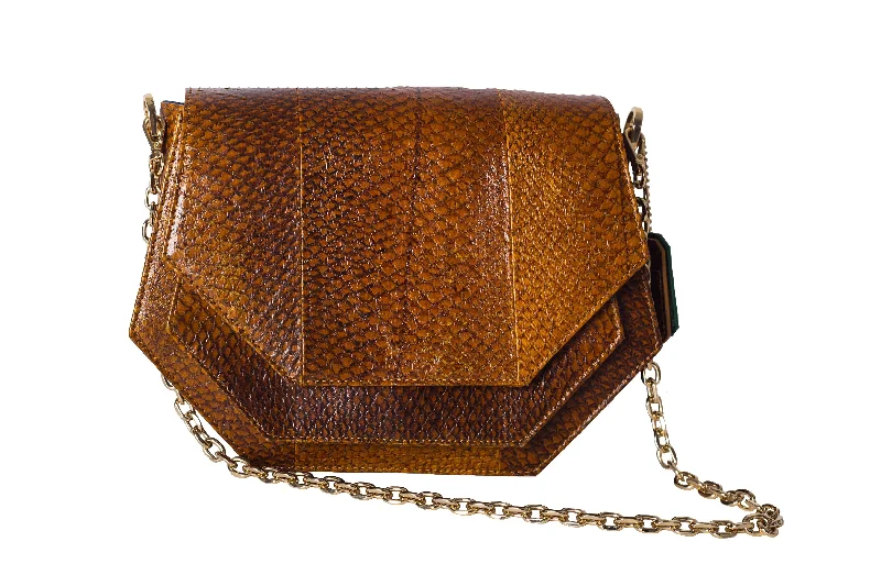 Ramona Fish Leather Shoulder Bag