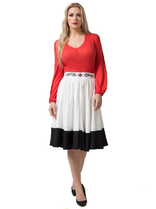 SIMONE Multi-Color Bamboo Skirt