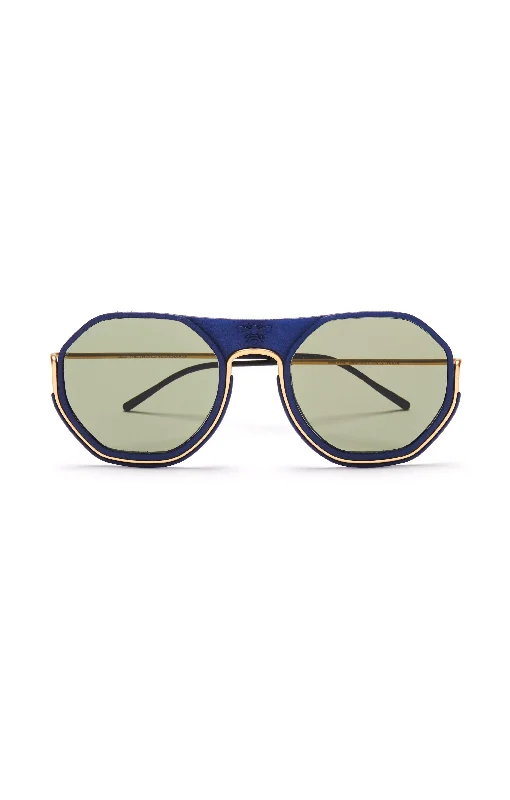 Bio-plastic 3D Printed Sting Glasses in GOLD/LUNAR BLUE/G15