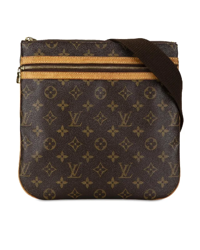 Monogram Canvas Pochette with Adjustable Strap