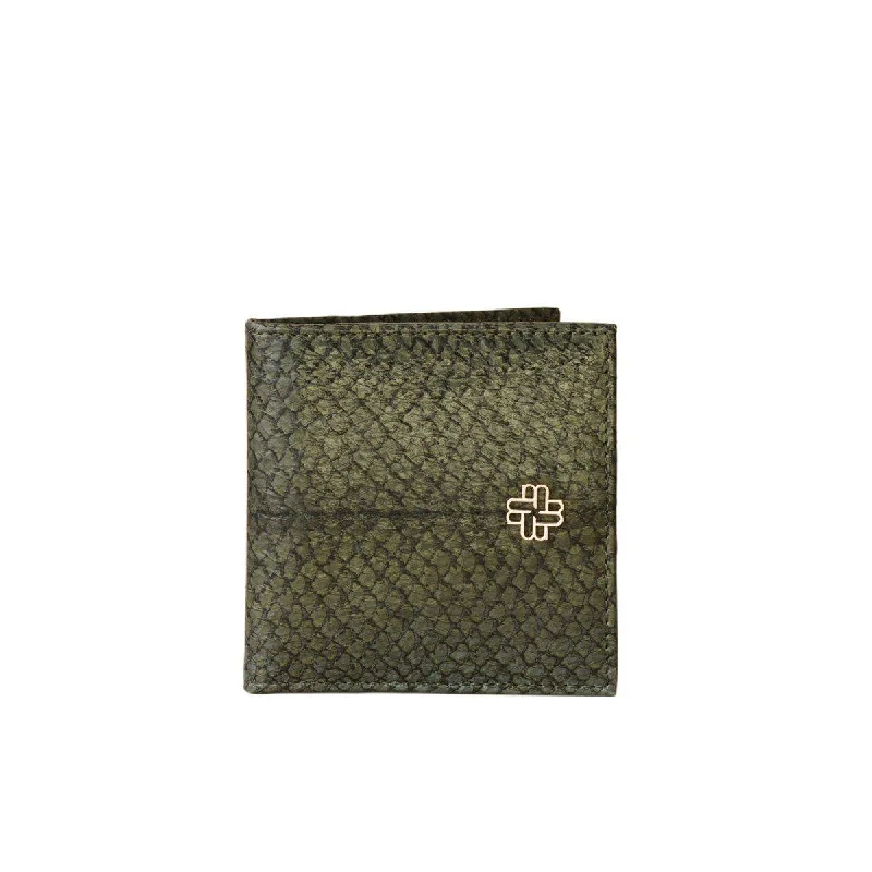 Thule Fish Leather Card Case in Moss-Limited Edition