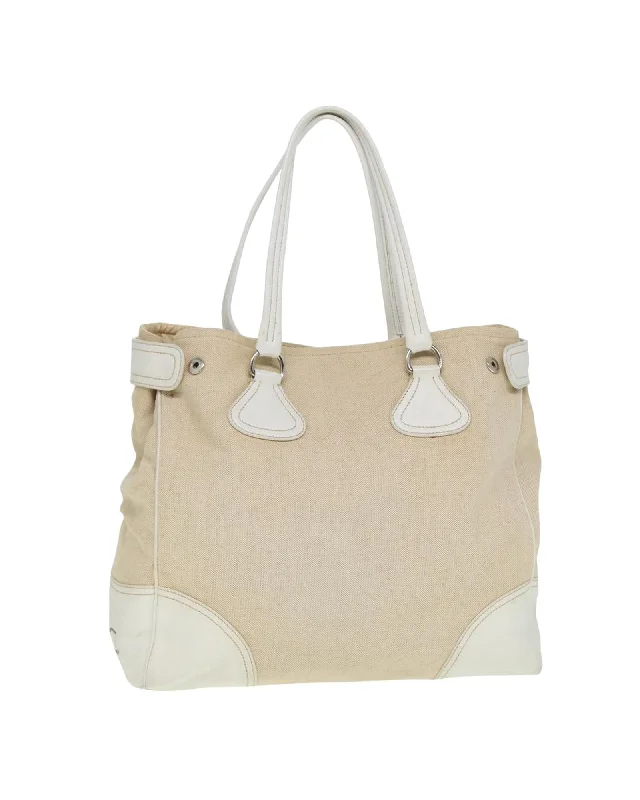 Canvas Tote Bag with Handle Drop and Storage Smell