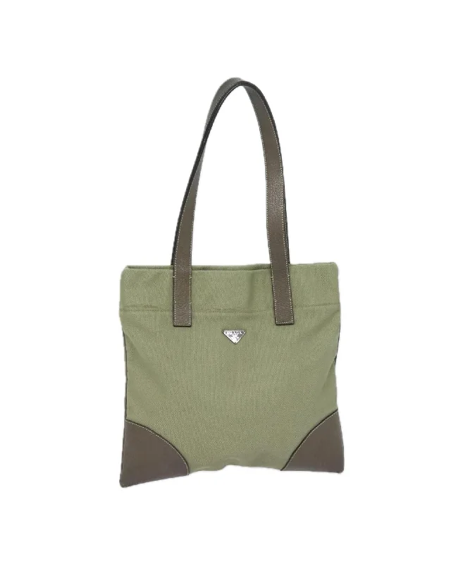 Canvas Tote Bag with Guarantee Card and Italian Craftsmanship