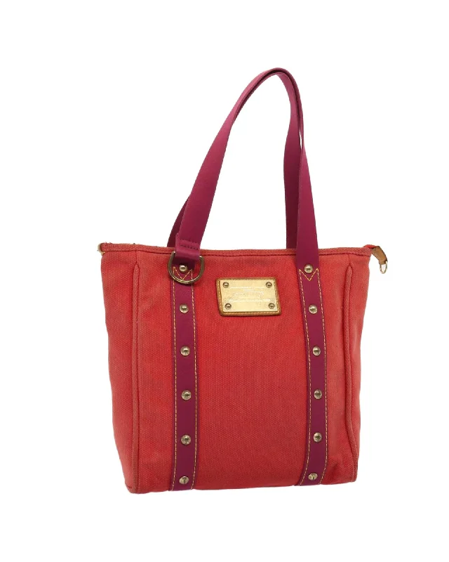 Cabas Antigua Canvas Tote Bag