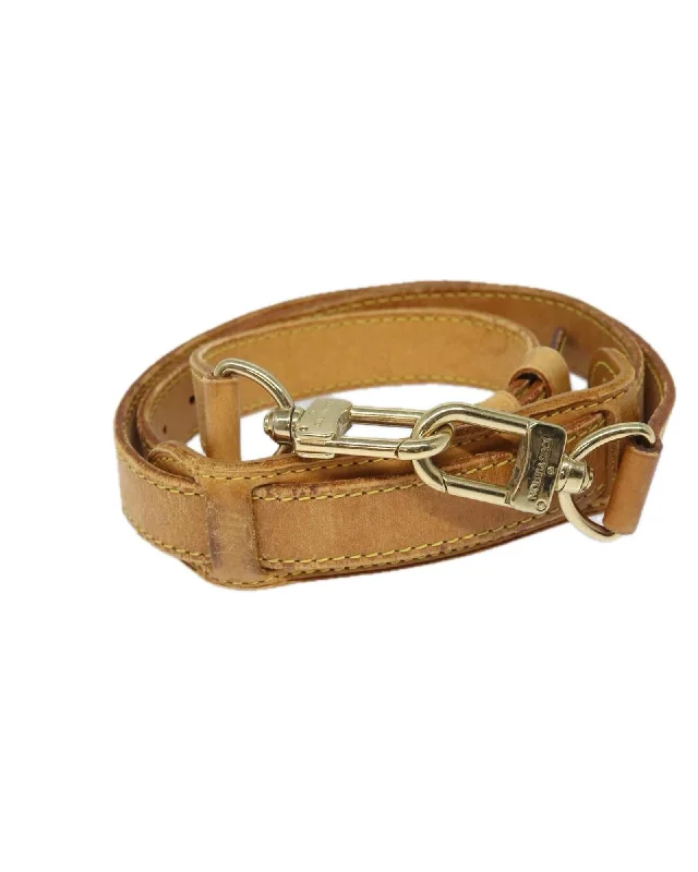 Adjustable Leather Shoulder Strap with Metal Fittings